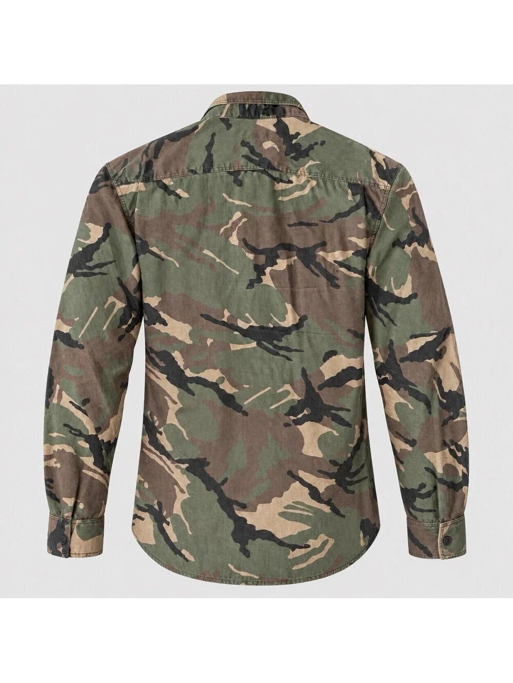 Old Navy Camo Workwear Shirt Mens XL Heavy Cotton Button Up